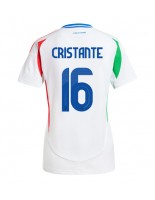 Ženske Nogometnih dresov Italija Bryan Cristante #16 Gostujoči EP 2024 Kratki rokavi